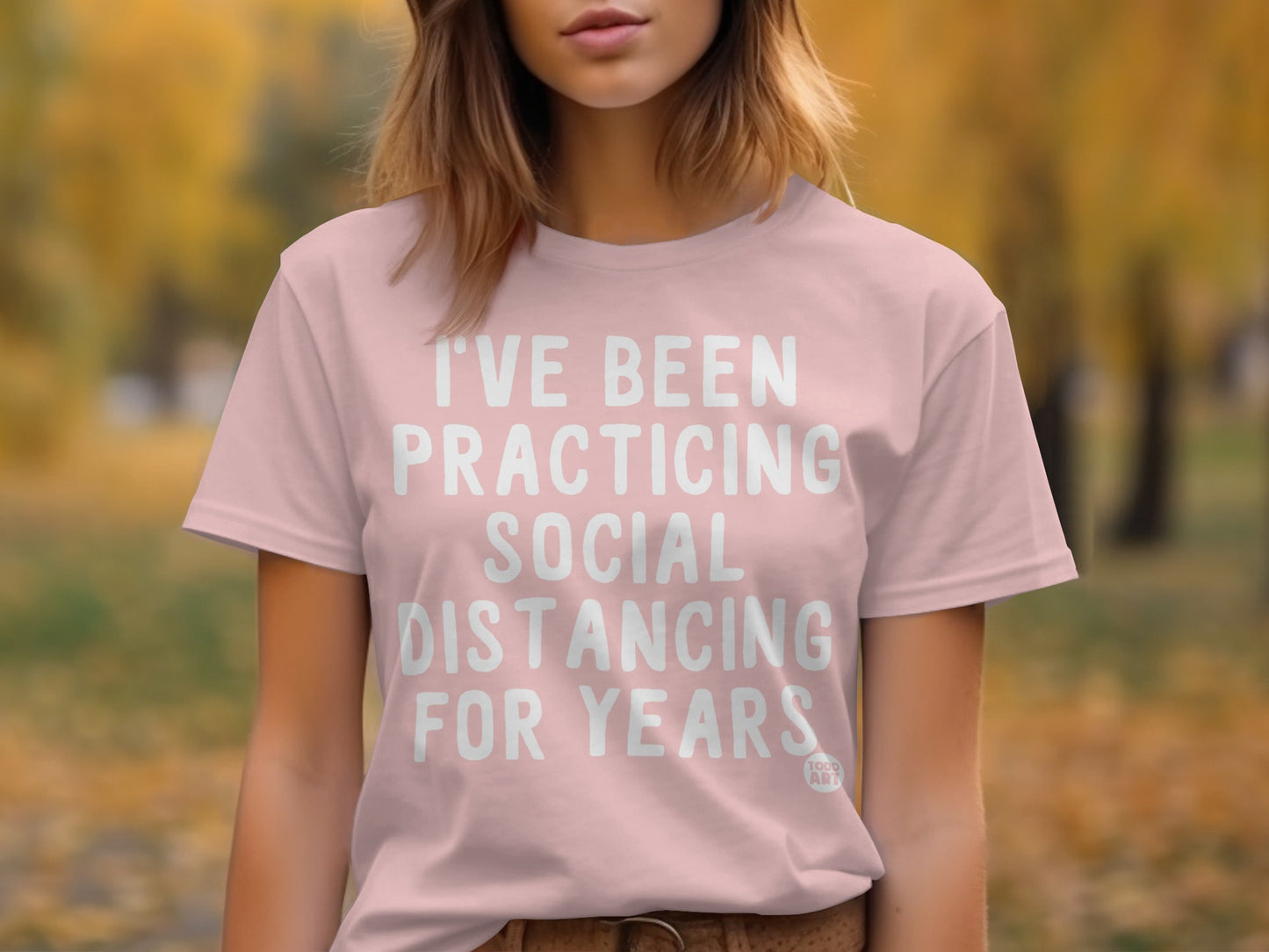 Practicing Social Distancing for Years Funny T-shirt