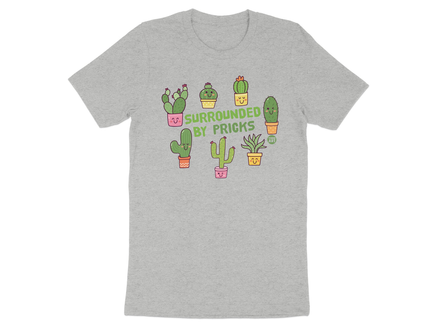 Surrounded By Pricks Cactus Graphic T-Shirt product type