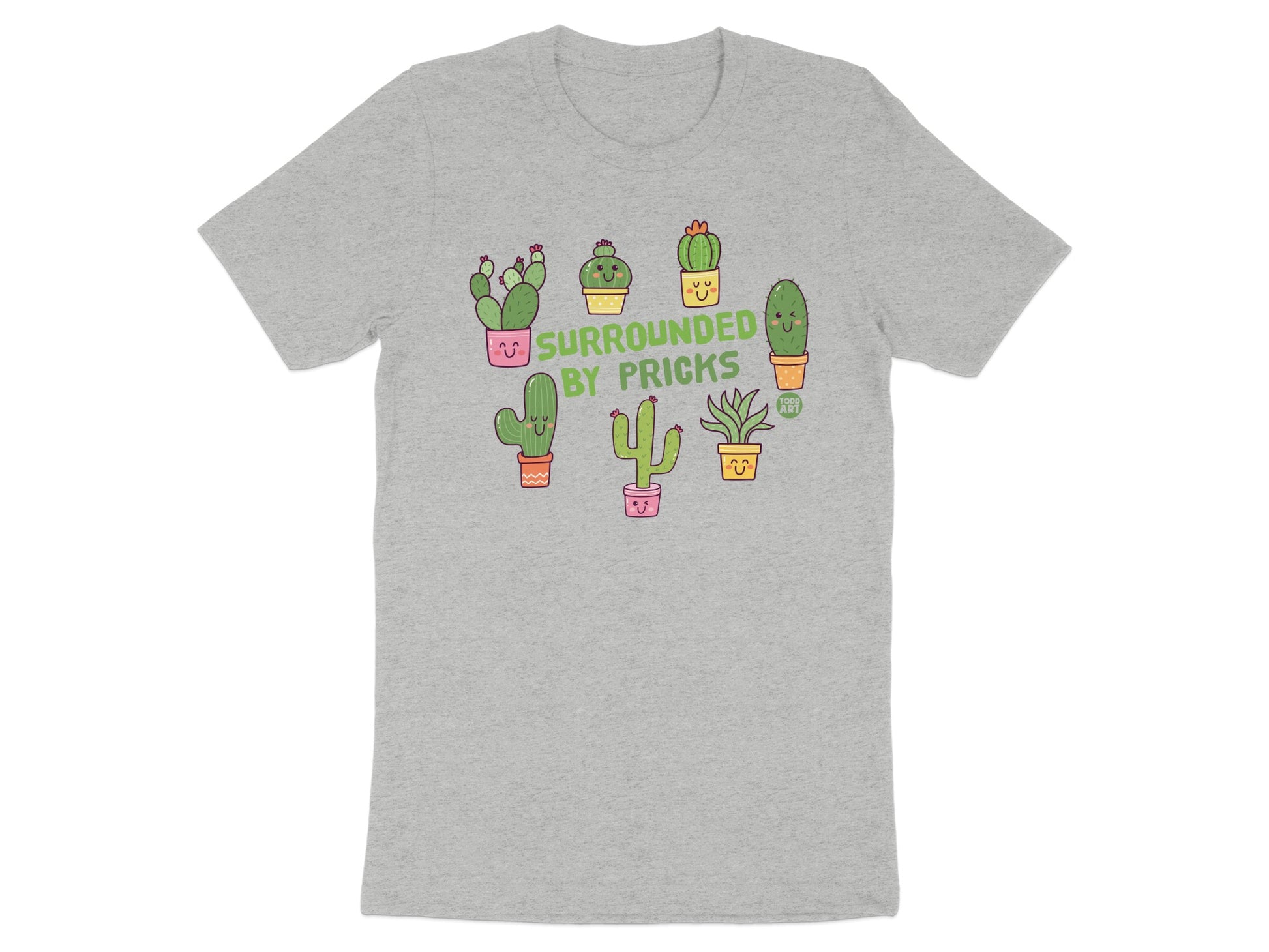 Surrounded By Pricks Cactus Graphic T-Shirt product type