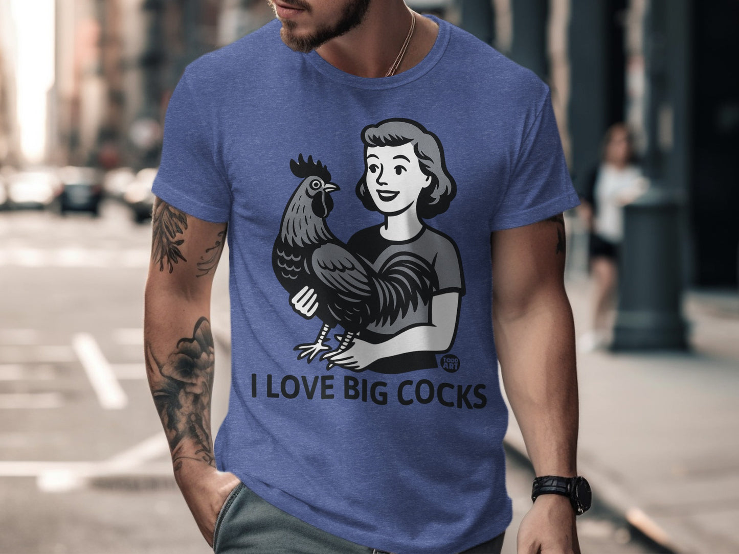 Funny Graphic I Love Big Cocks T-Shirt product