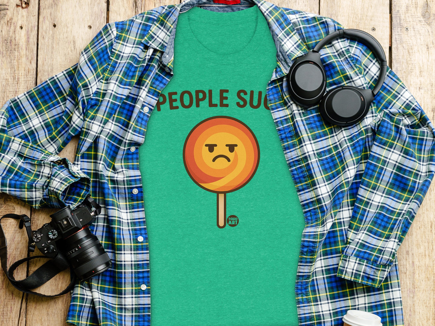People Suck Emoji Graphic Design Statement product