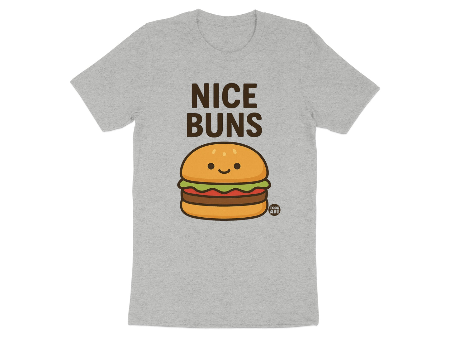 Nice Buns Cute Hamburger Graphic Tee shirt product