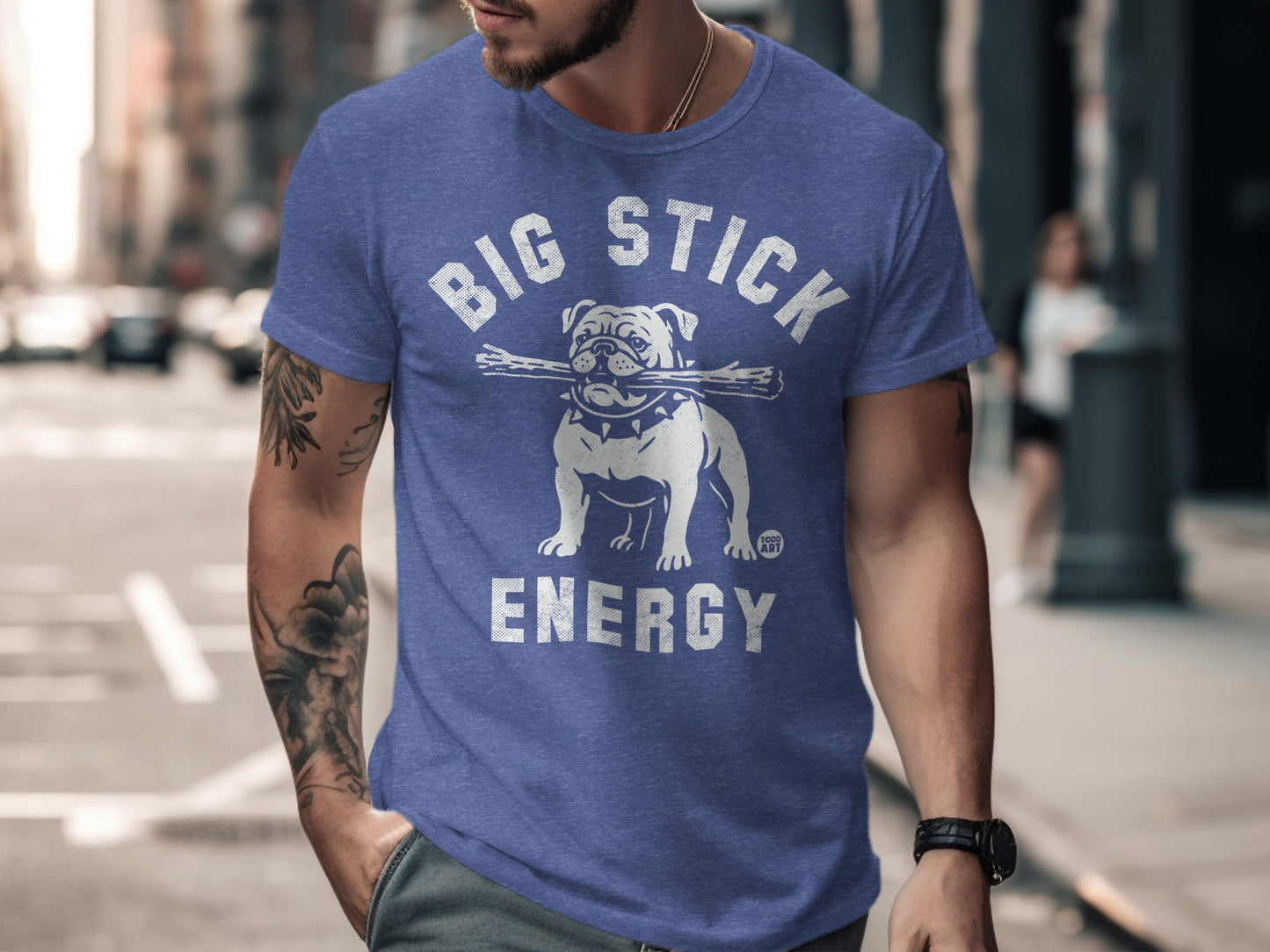Big Stick Energy Bulldog Graphic T-Shirt product type