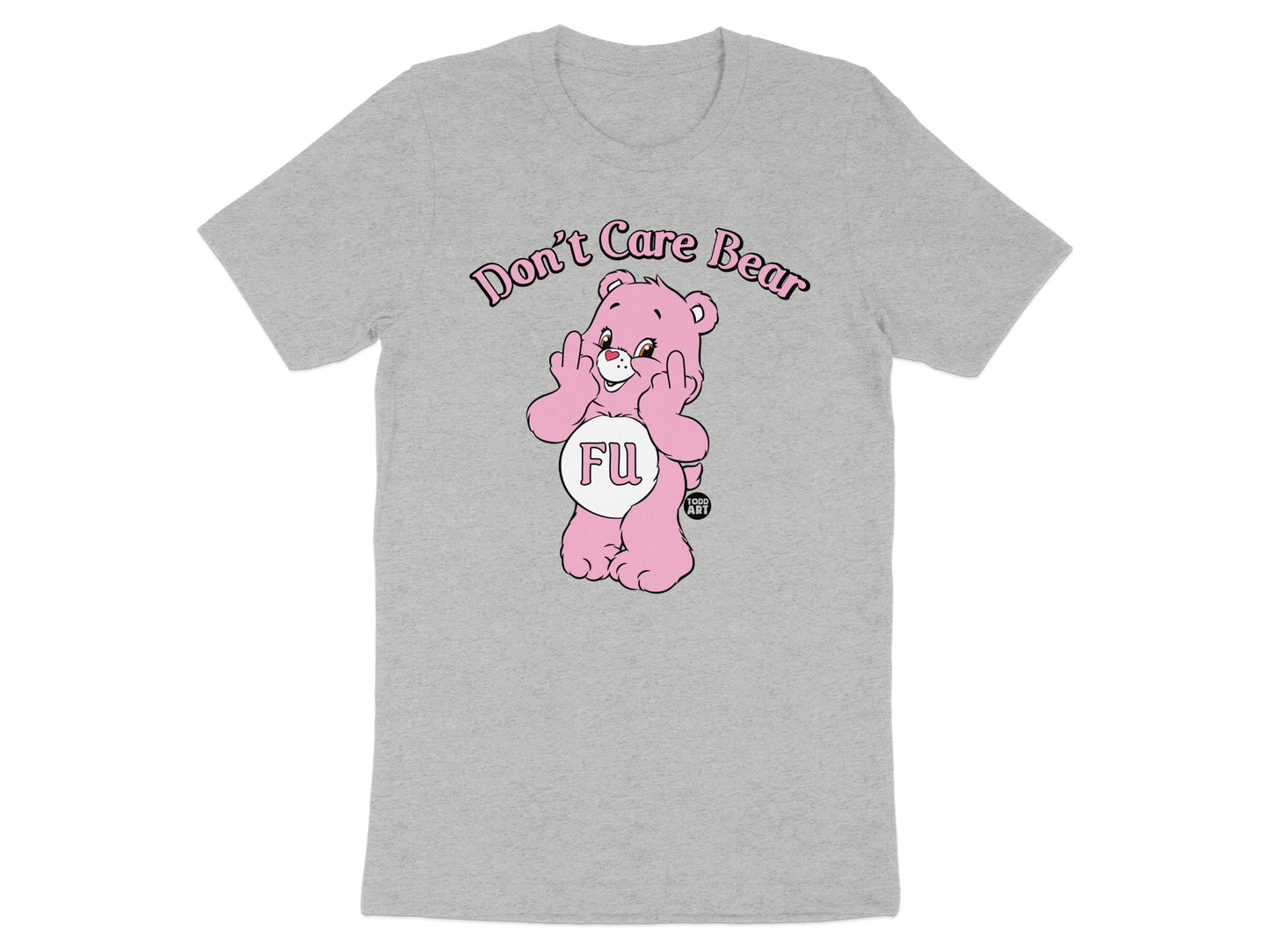 Don't Care Bear FU Pink Graphic Tee product