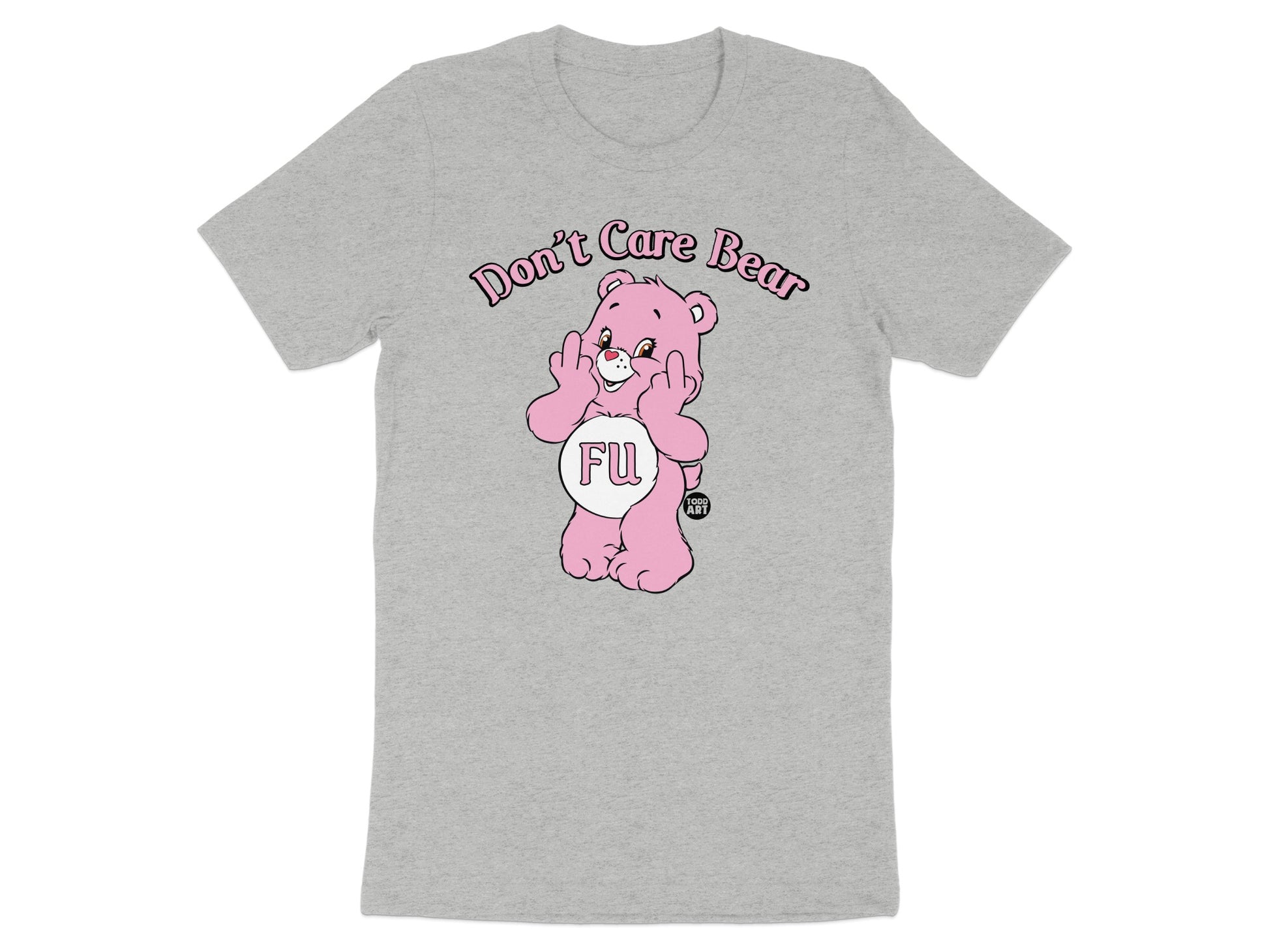 Don't Care Bear FU Pink Graphic Tee product