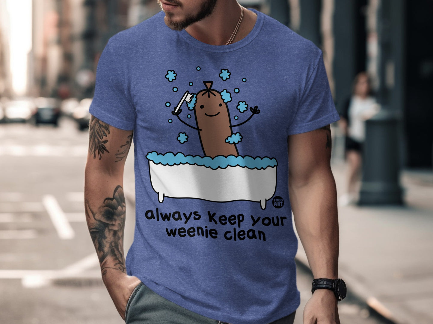 Always Keep Your Weenie Clean Design T-Shirt product type