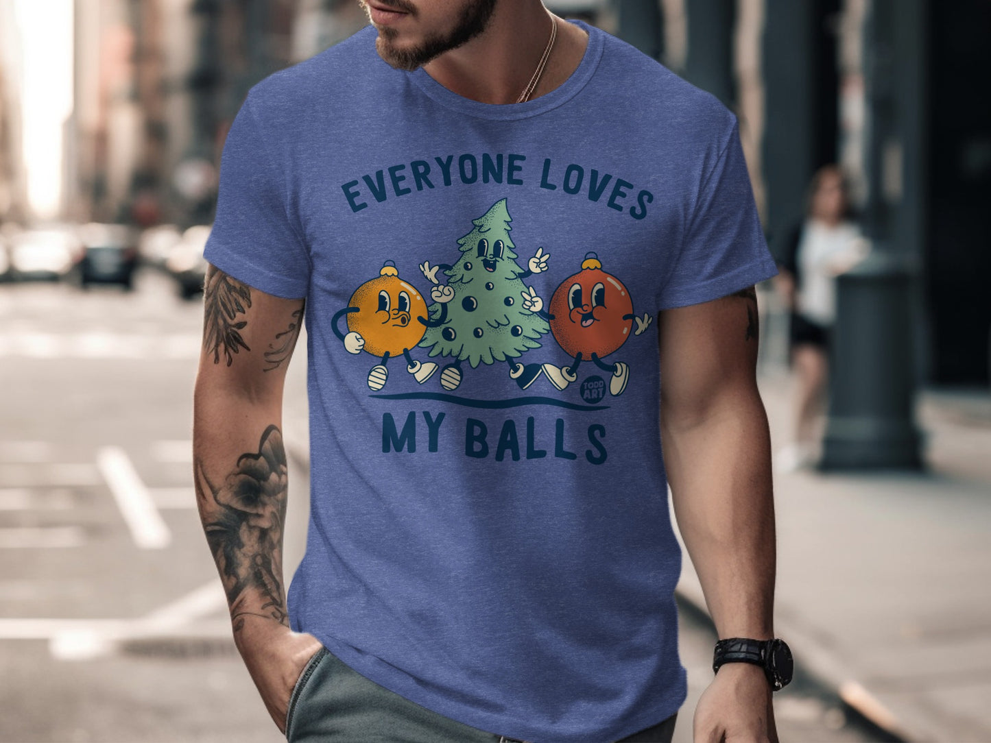 Everyone Loves My Balls Funny Graphic T-Shirt