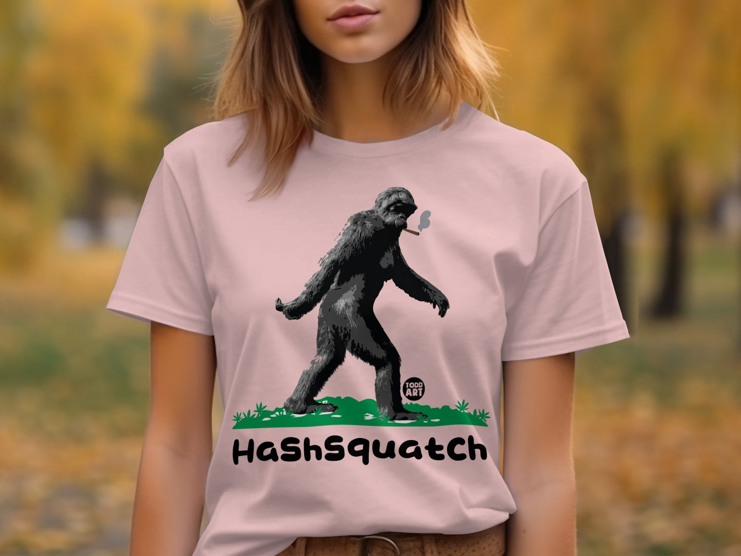HashSquatch Graphic Tee Shirt Novelty Apparel product type