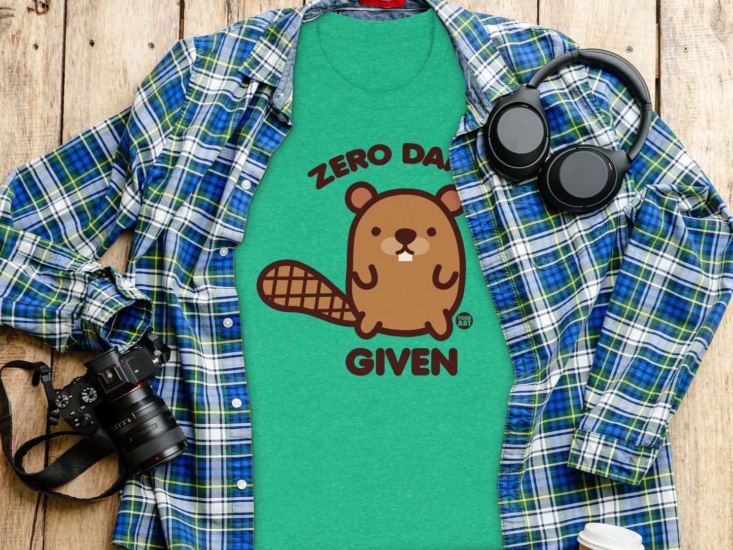 Zero Dams Given Beaver Funny Graphic T shirt product