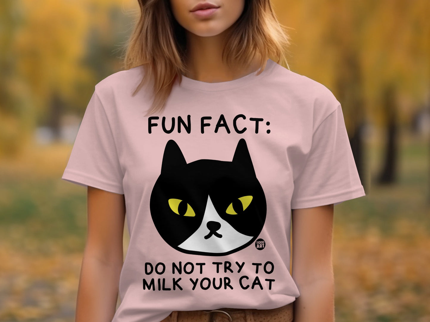 Fun Fact Do Not Try To Milk Your Cat Shirt product type