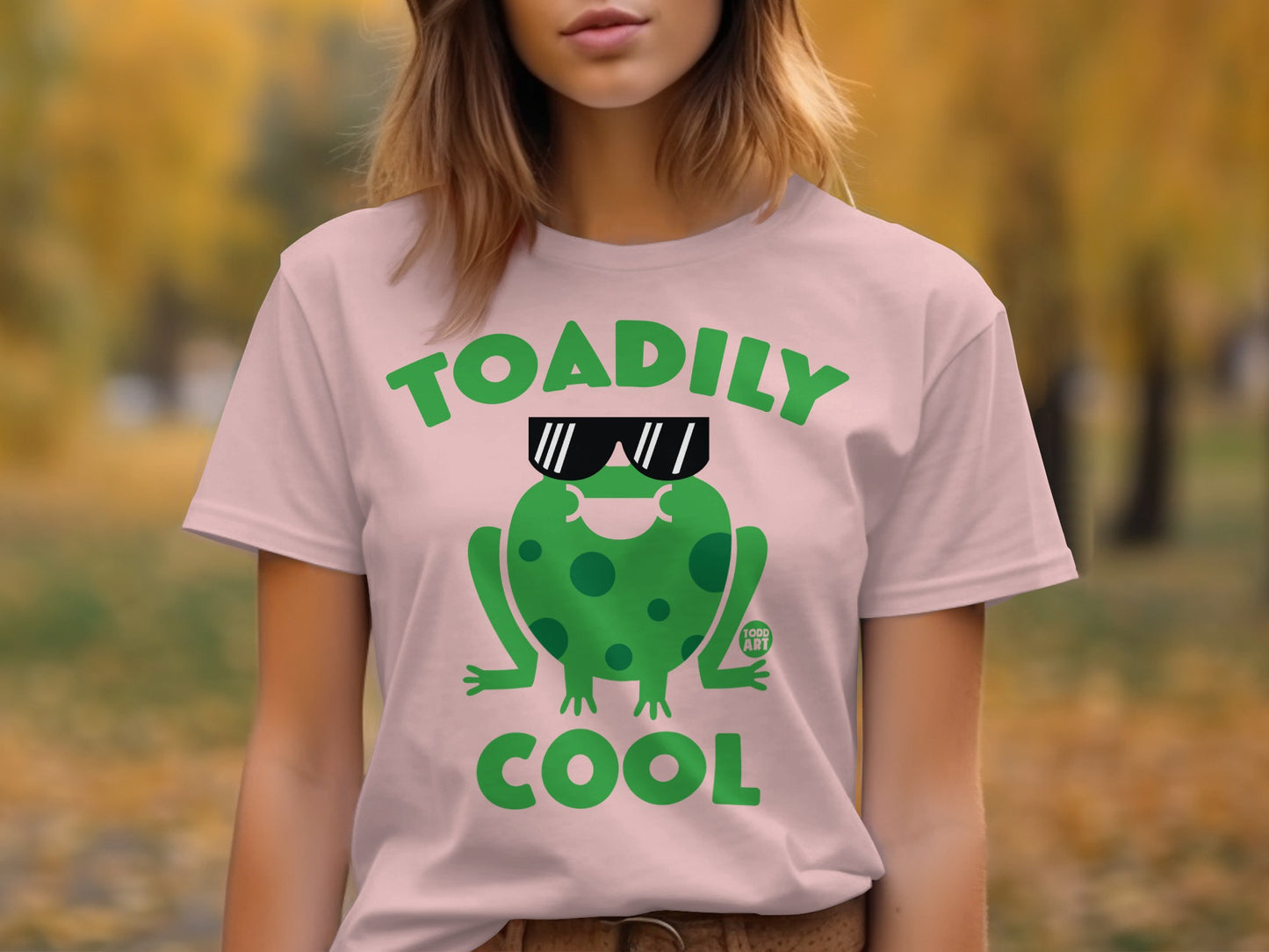 Toadily Cool Frog Graphic Tee Shirt product type