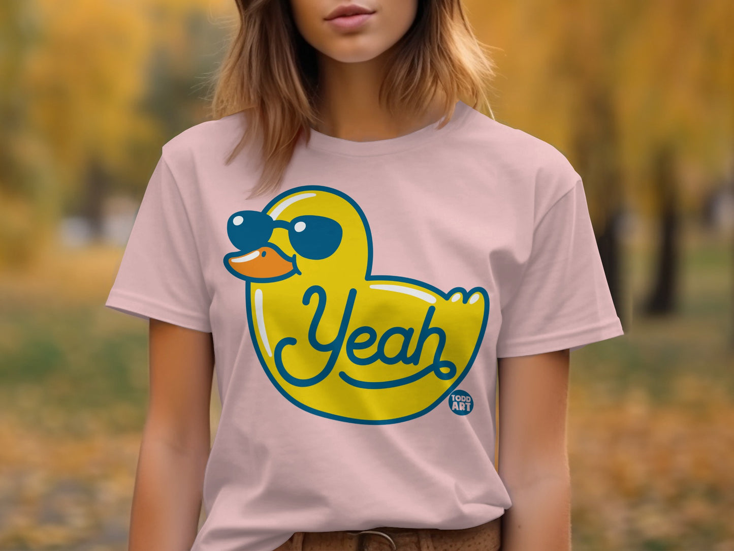 Yeah Yellow Duck Graphic Design T-Shirt product type