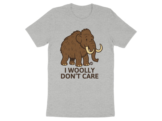 Funny Woolly Mammoth I Woolly Don't Care T-shirt product