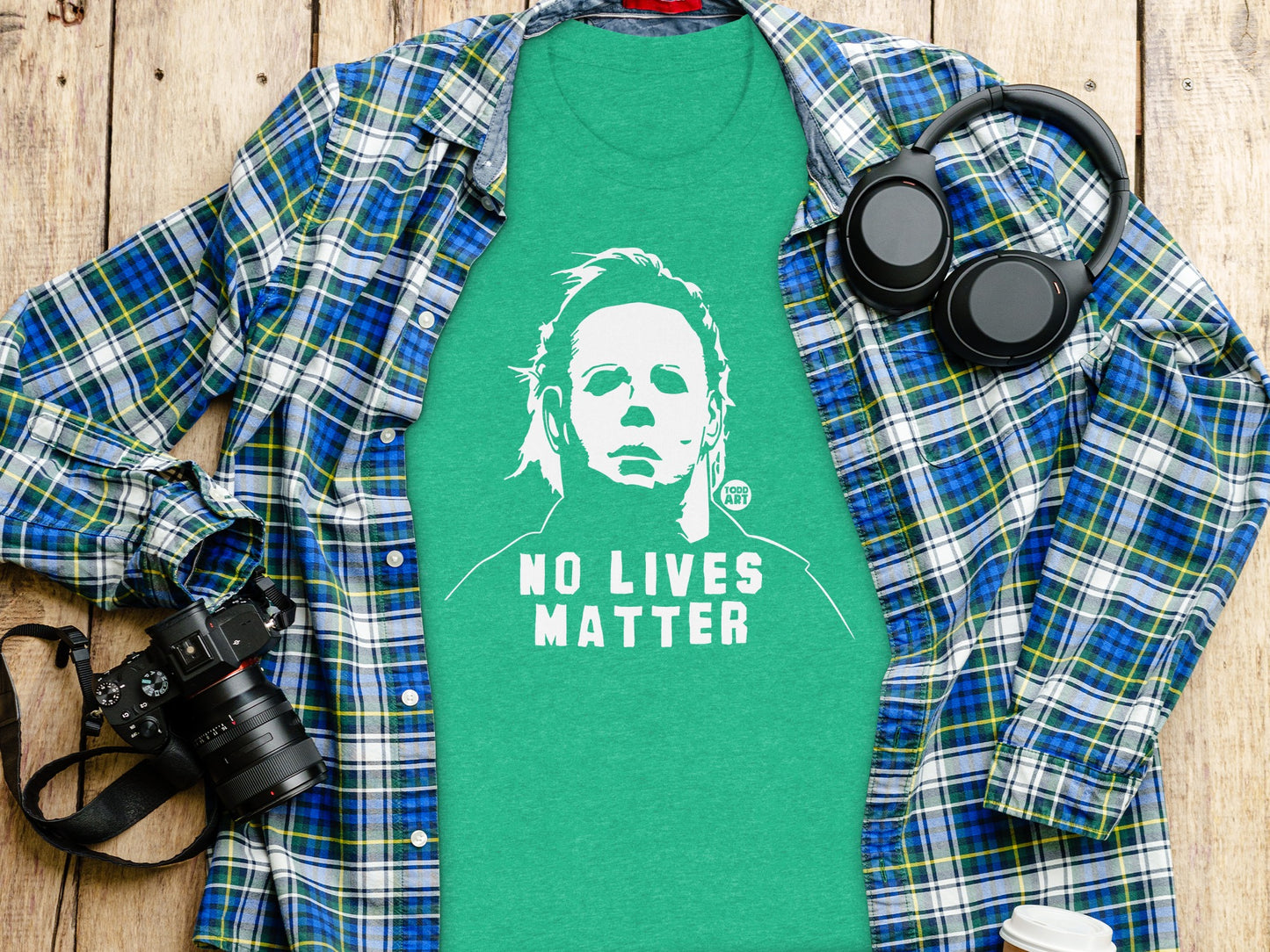 No Lives Matter Graphic T-Shirt Halloween Apparel