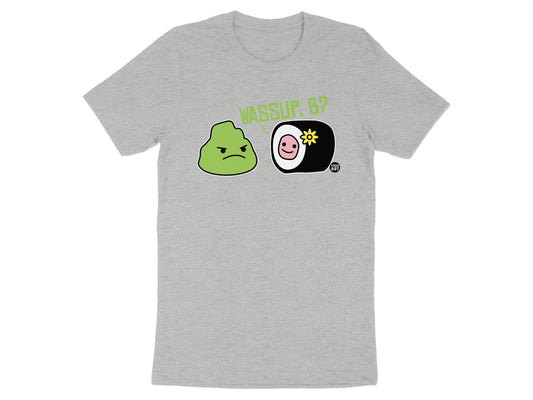 Wassup B Anime Style Funny Graphic T-shirt