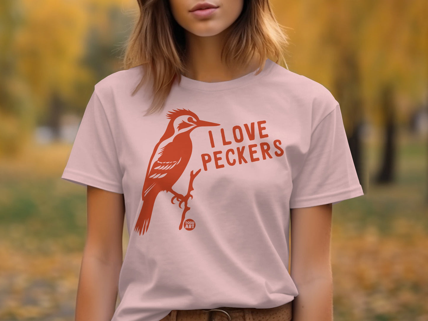 I Love Peckers Graphic Tee Nature Inspired T-shirt product