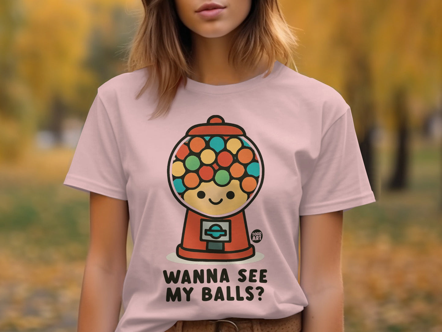 Wanna See My Balls Graphic Printed T-shirt Product