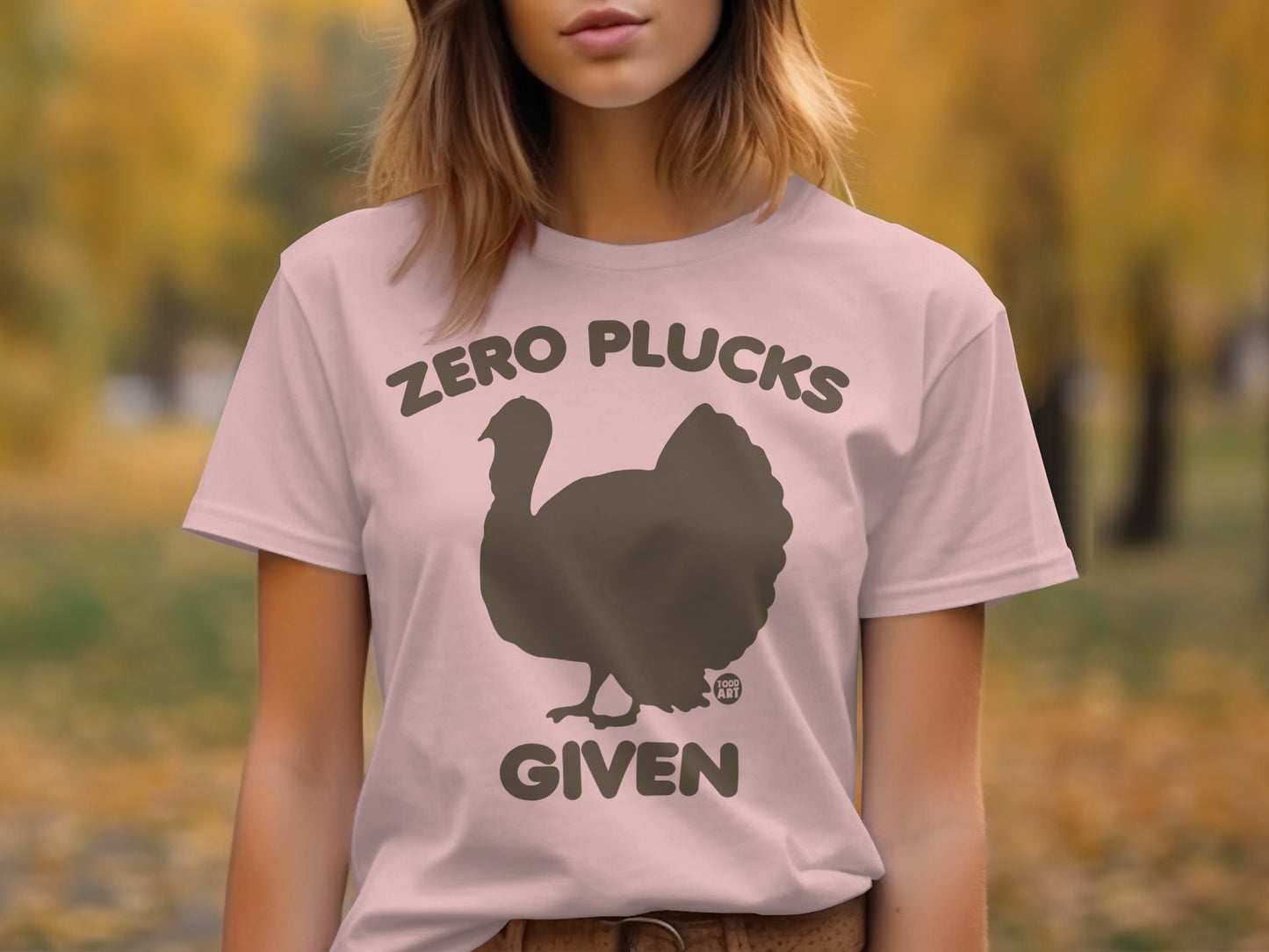 Zero Plucks Given Funny Graphic T-Shirt product