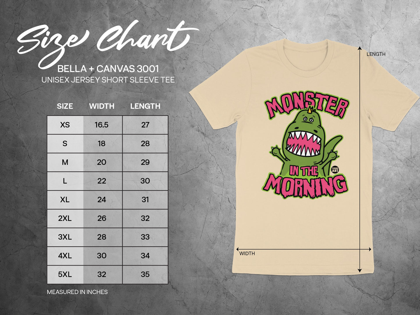 Monster In The Morning Unisex Jersey Short Sleeve Tee product