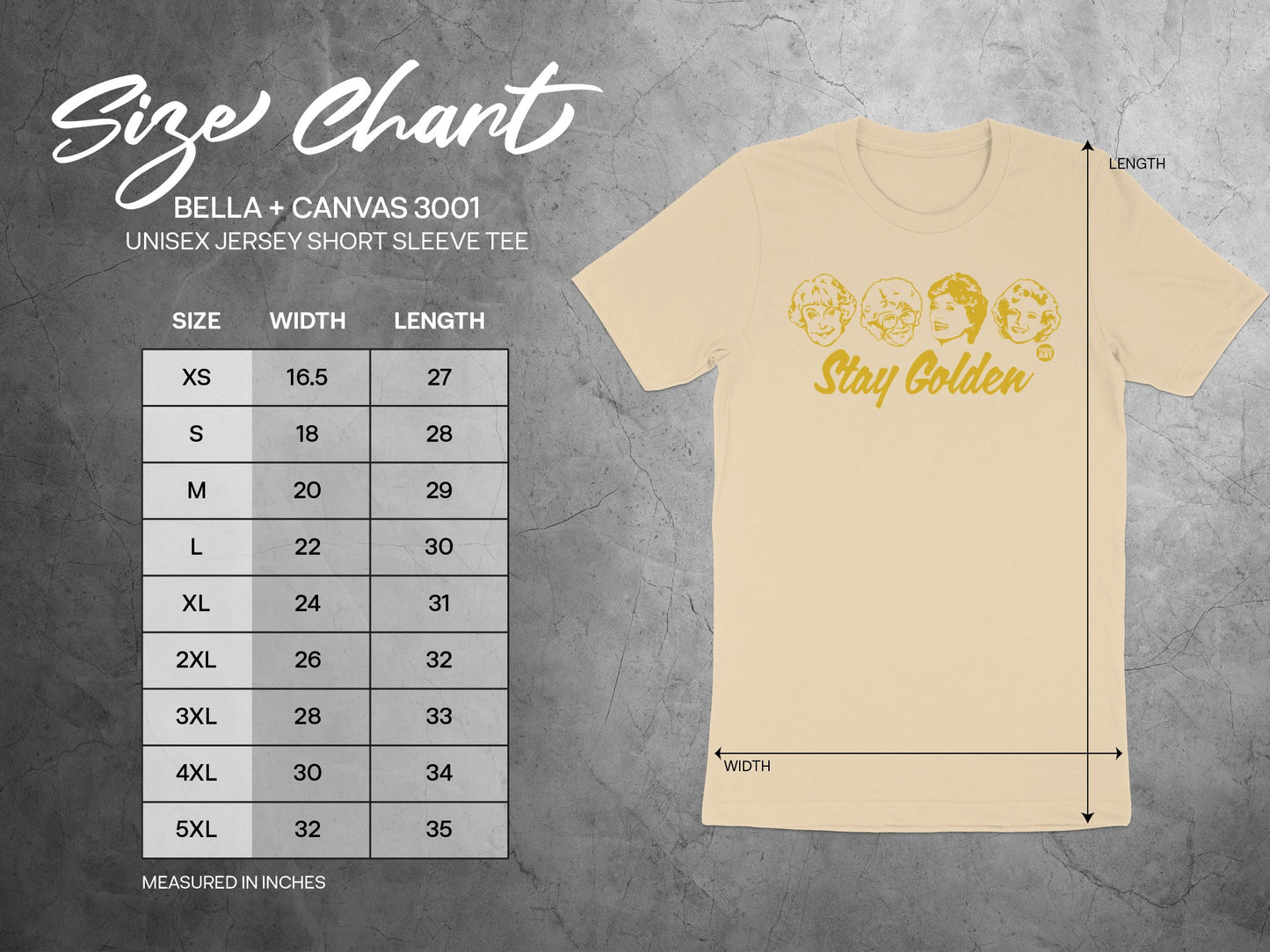 Unique Stay Golden Graphic Tee for Unisex Fashion