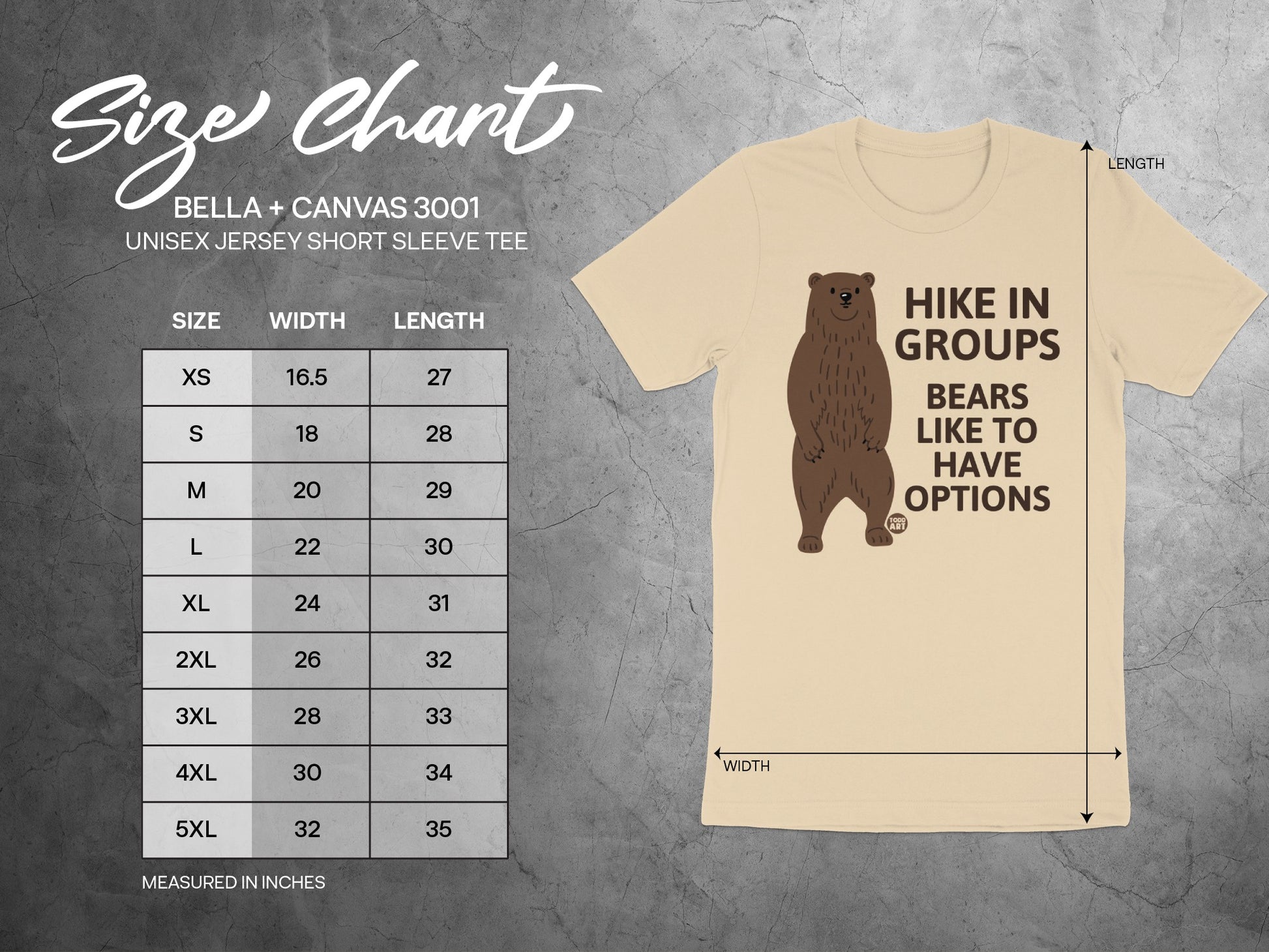 Hike In Groups Bears Like To Have Options Shirt product