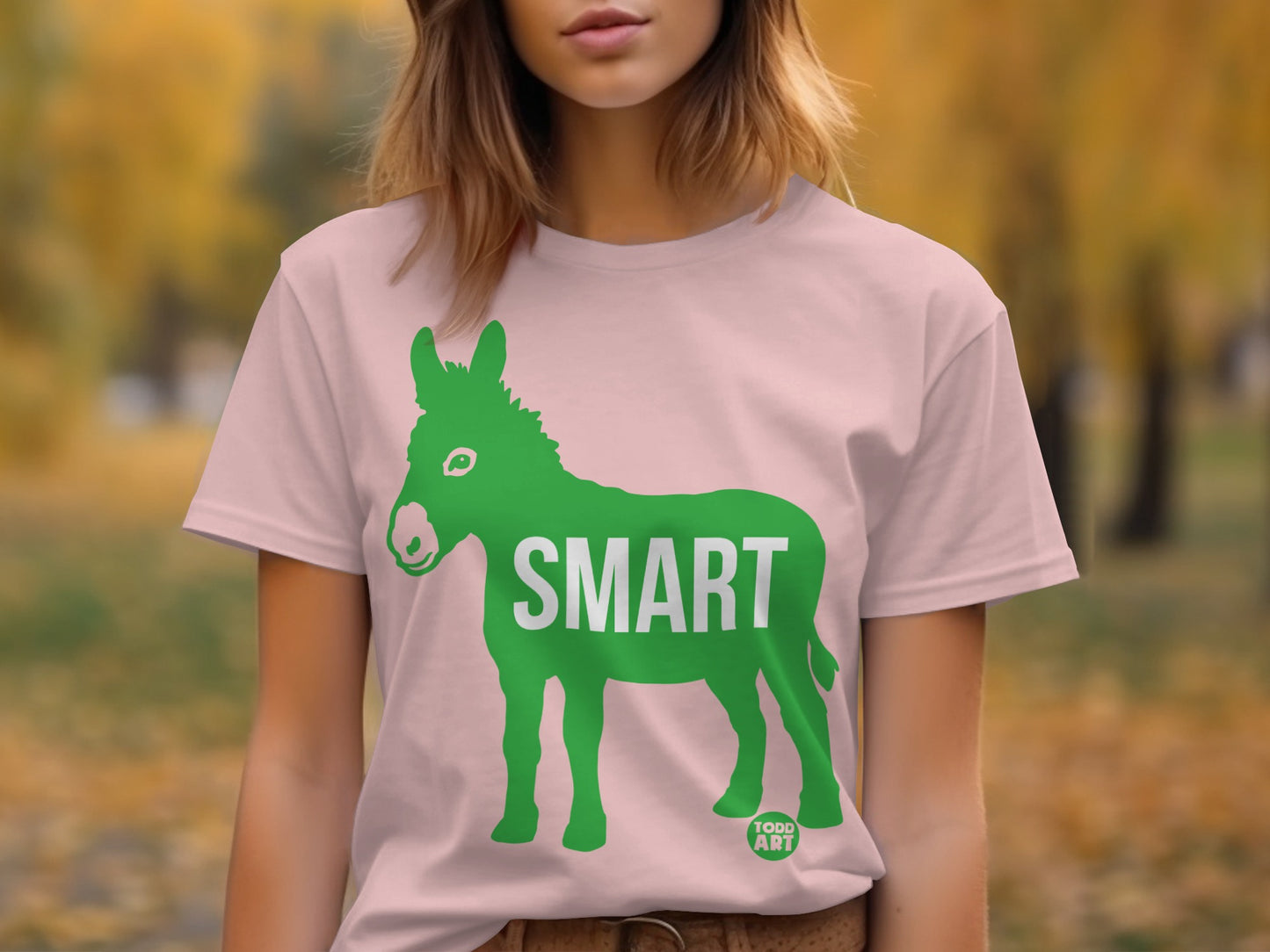 Smart Donkey Graphic Casual Unisex Top Shirt product type