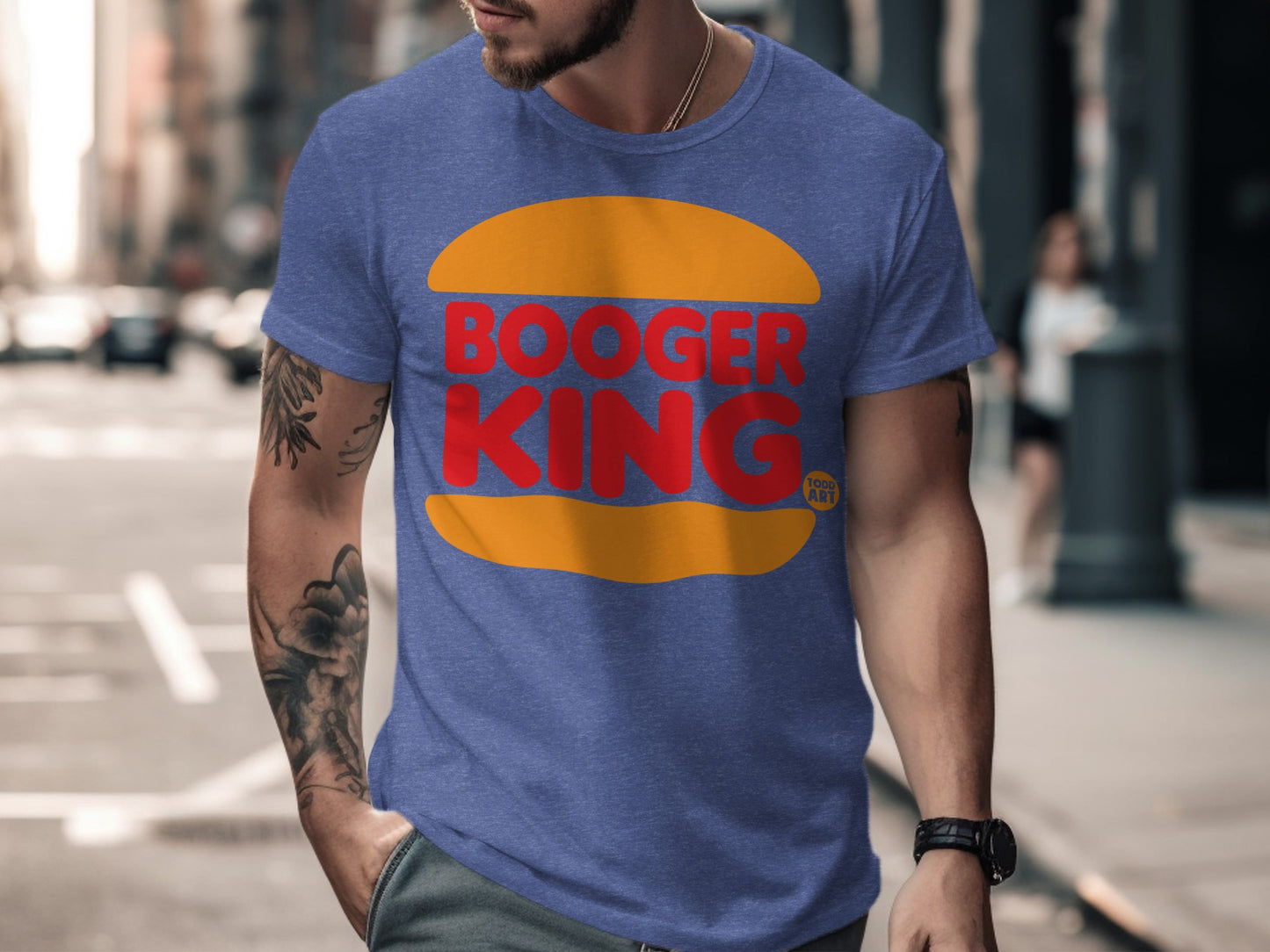 Booger King Parody Tee Retro Humor T-shirt