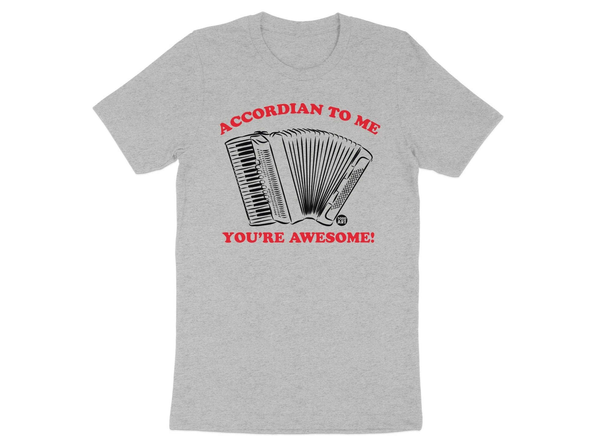 Accordian To Me You're Awesome T-shirt product type