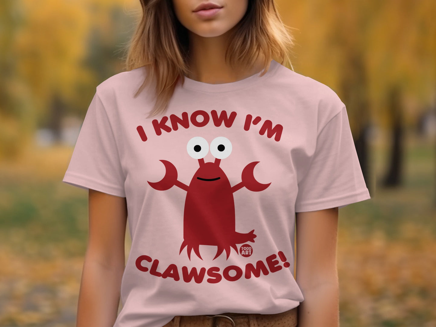 I Know I'm Clawsome Fun Lobster Graphic Tee product type