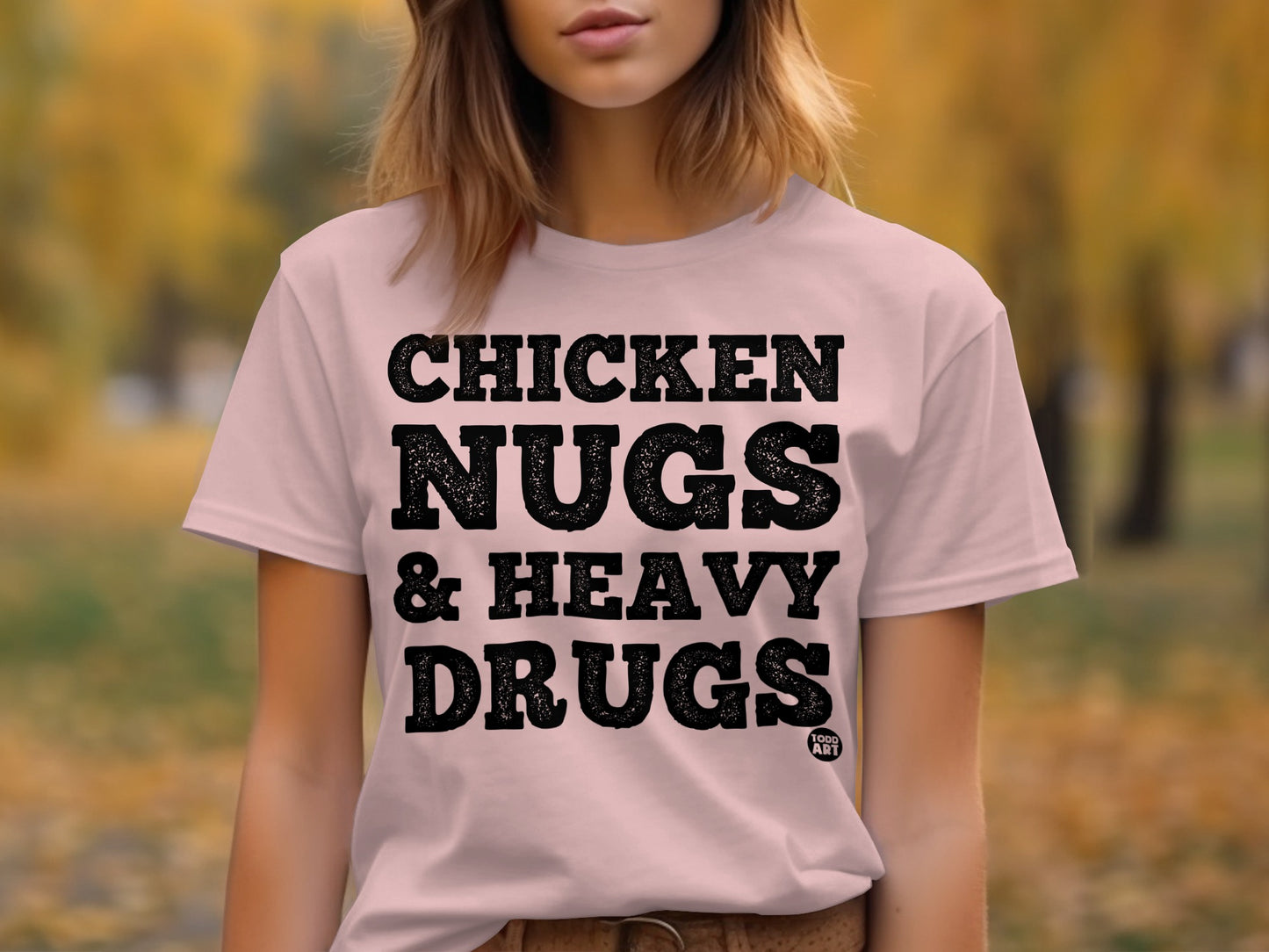 Chicken Nugs Heavy Drugs Graphic Tee product