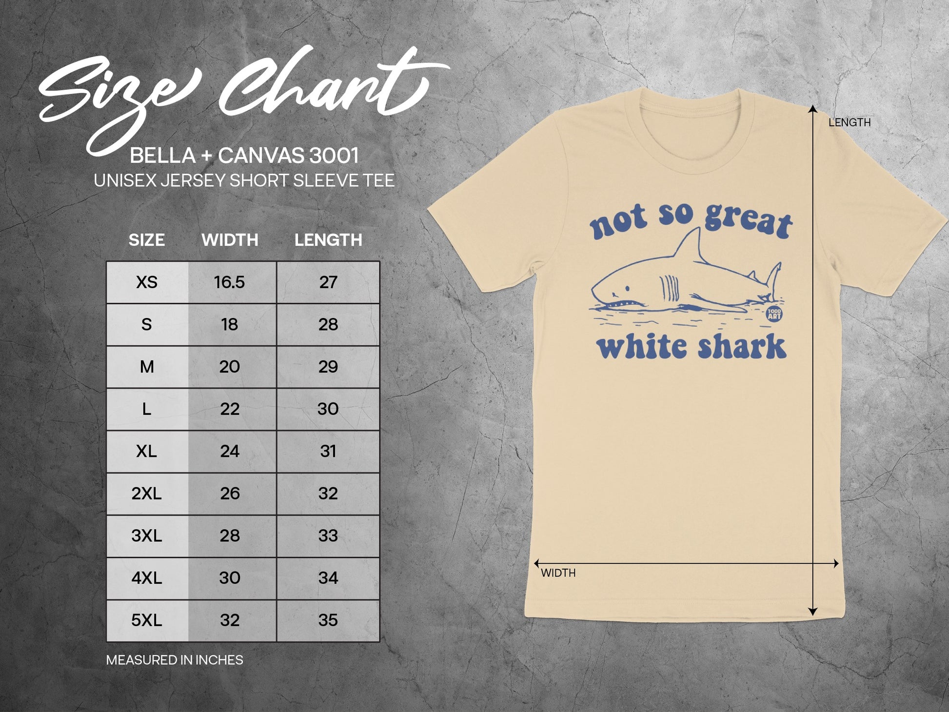 Not So Great White Shark Unisex Jersey Shirt