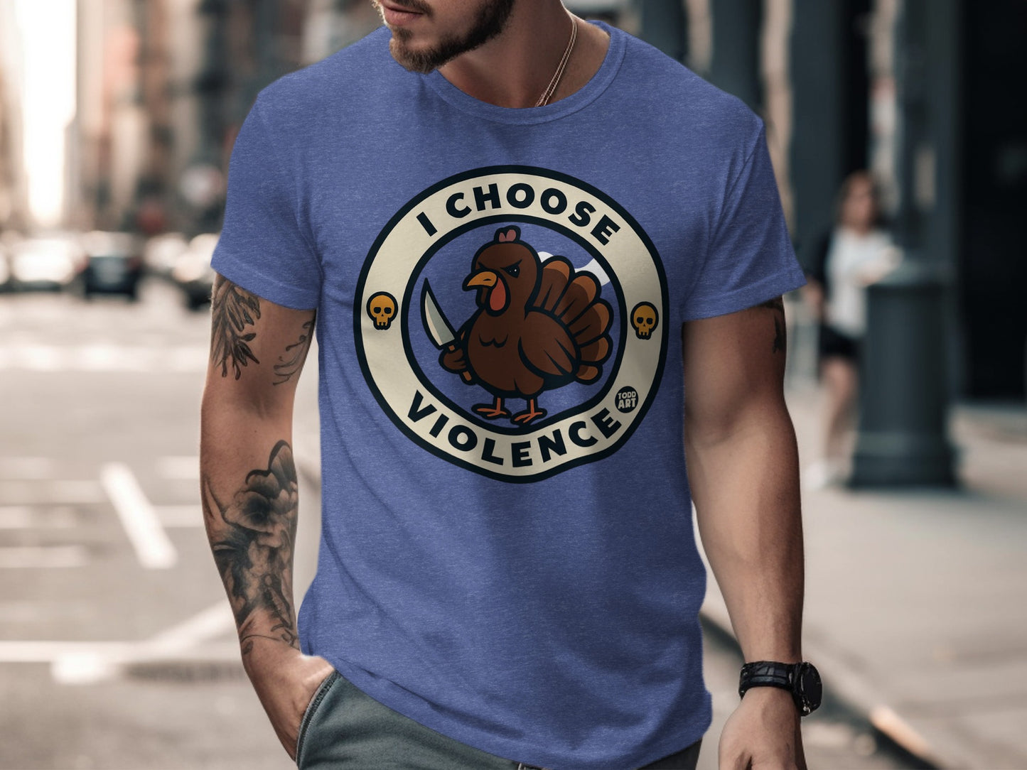 I Choose Violence Graphic T-shirt