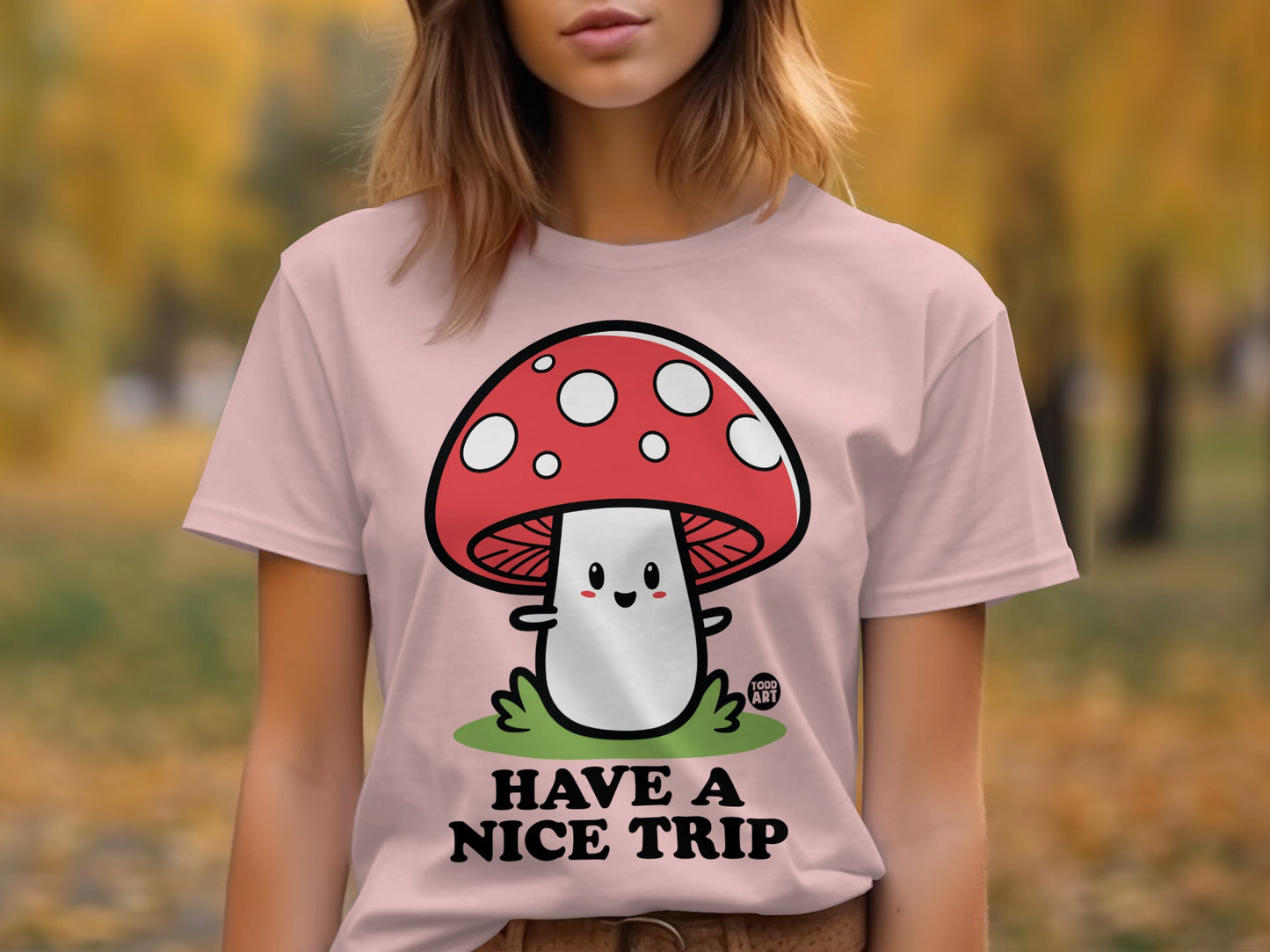 Have a Nice Trip Mushroom Graphic T-shirt
