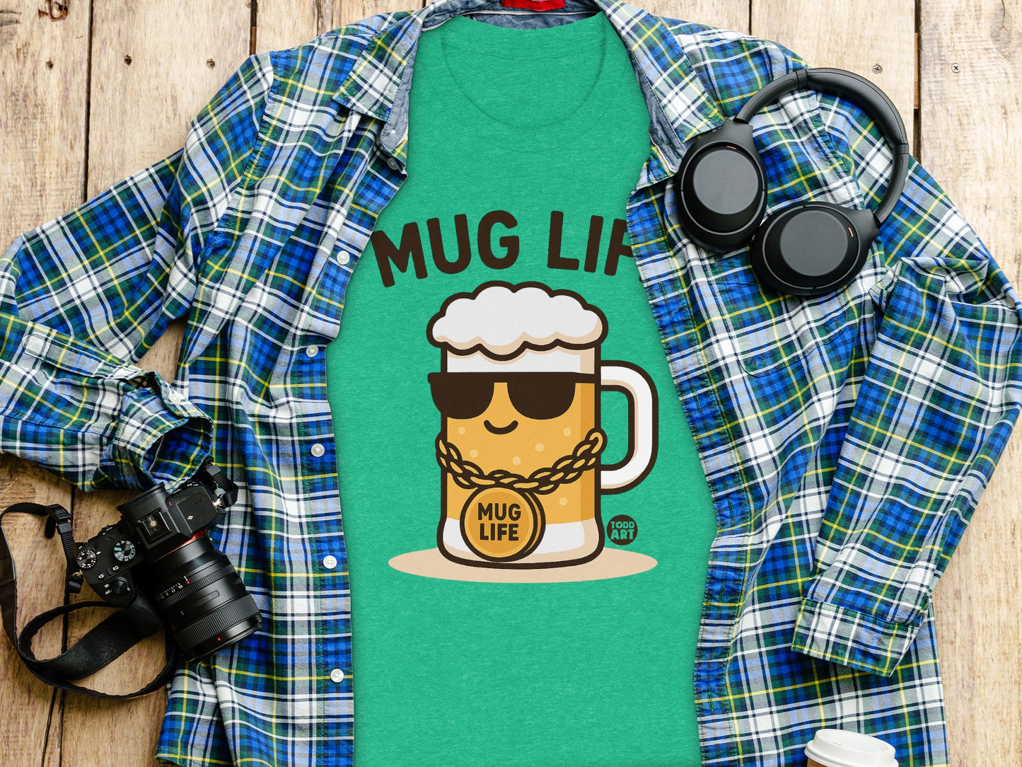 Mug Life Graphic Tee Shirt novelty product