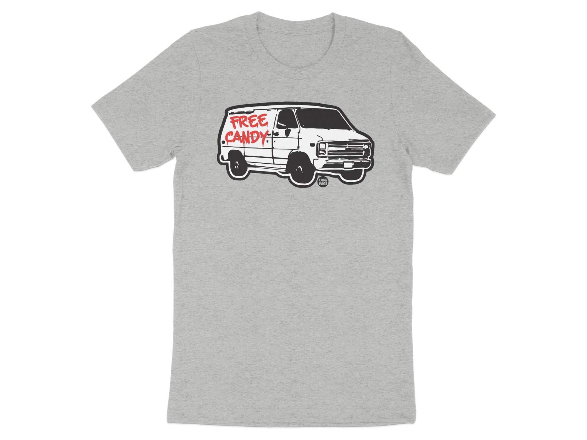 Free Candy Van Graphic Grey T-Shirt product