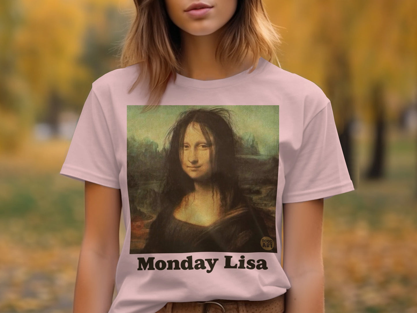 Monday Lisa Graphic Tee for Art Lovers