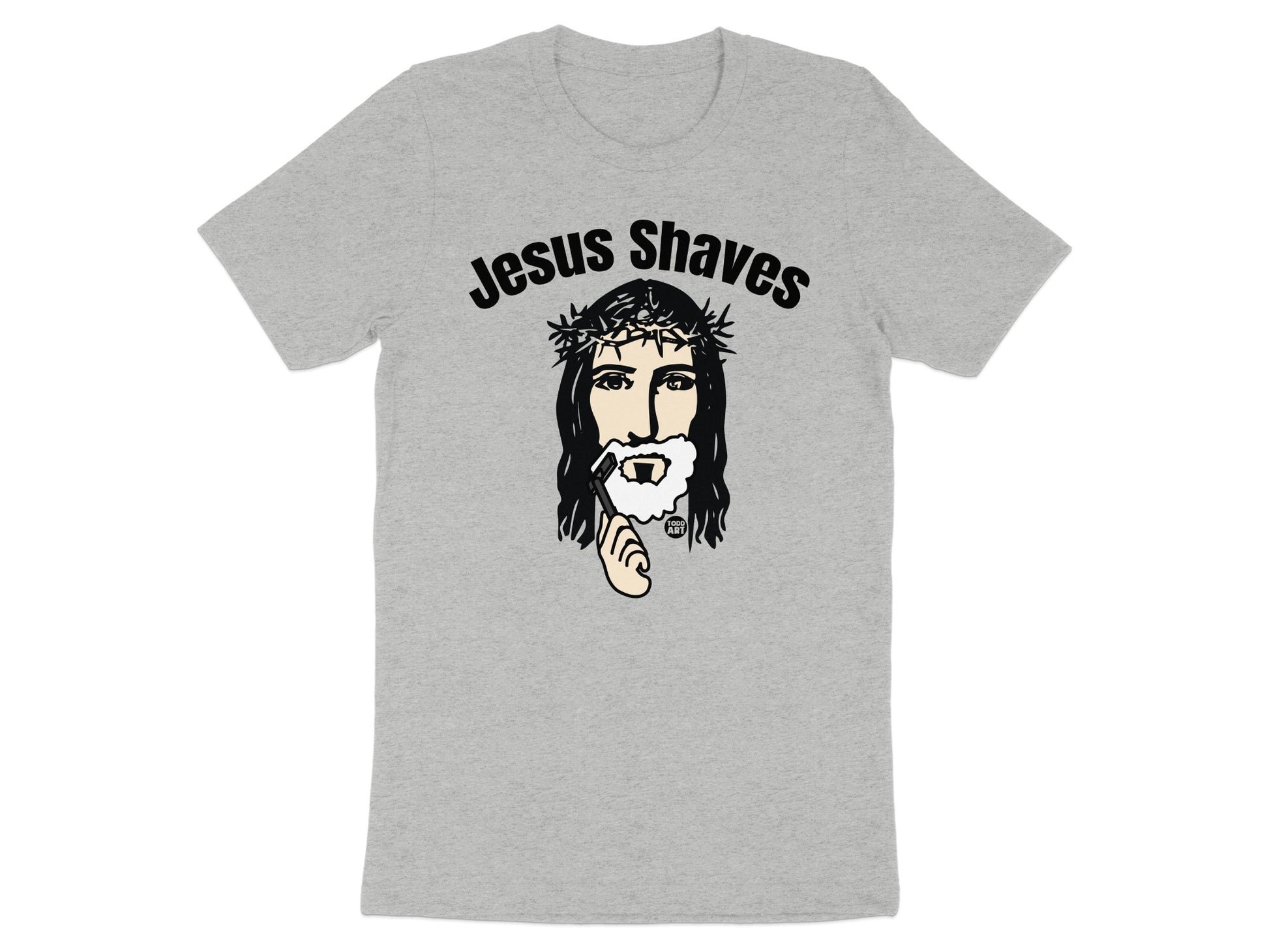 Jesus Shaves Graphic T-Shirt Funny Graphic Tees product