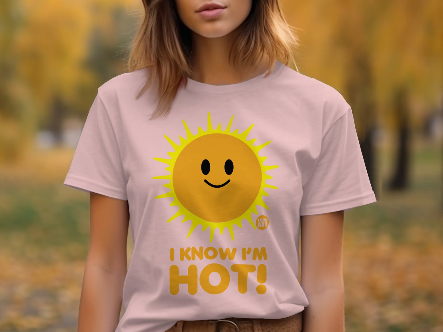 I Know I'm Hot Sun Illustration Women's Top