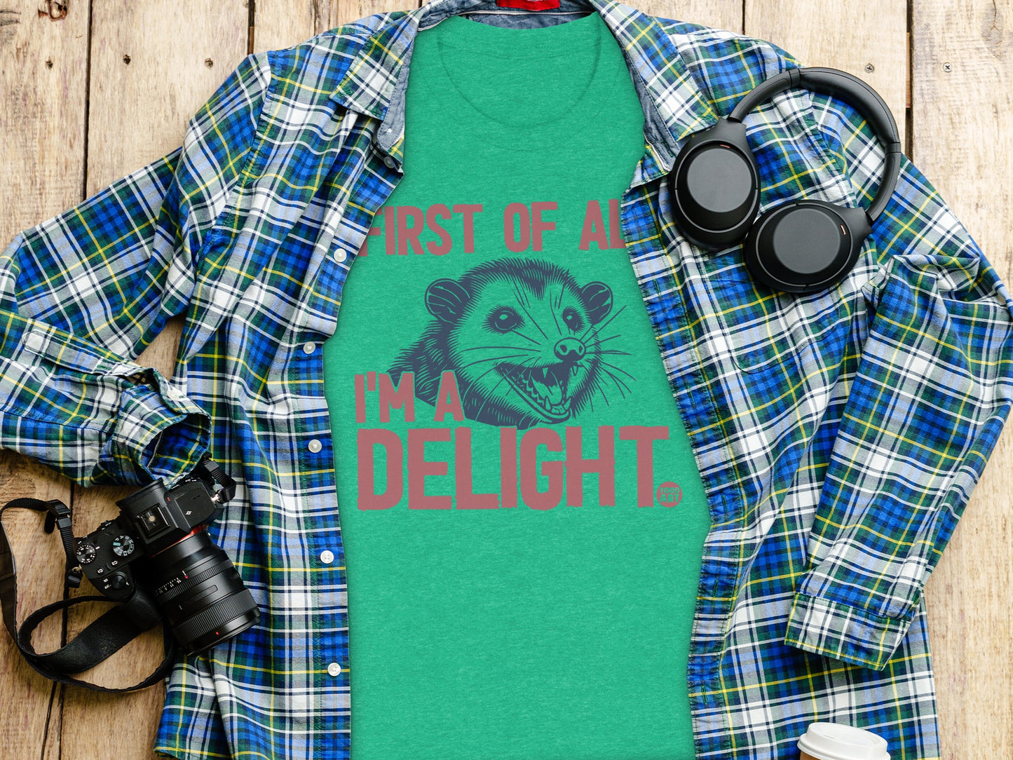 First Of All I'm A Delight Graphic T-Shirt