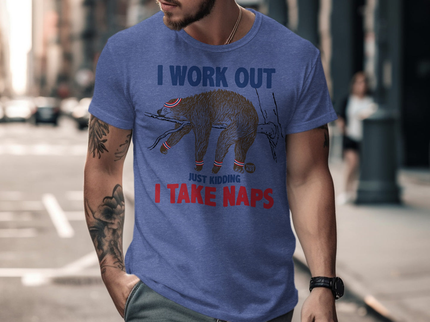 I Work Out Just Kidding I Take Naps Funny T-shirt