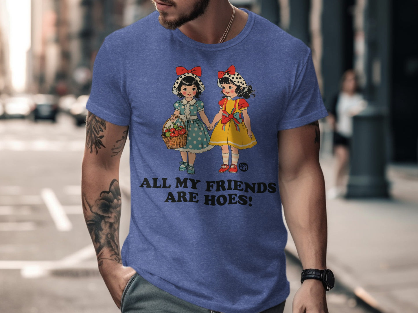 Vintage Style Retro Cute Friends T-Shirt Apparel