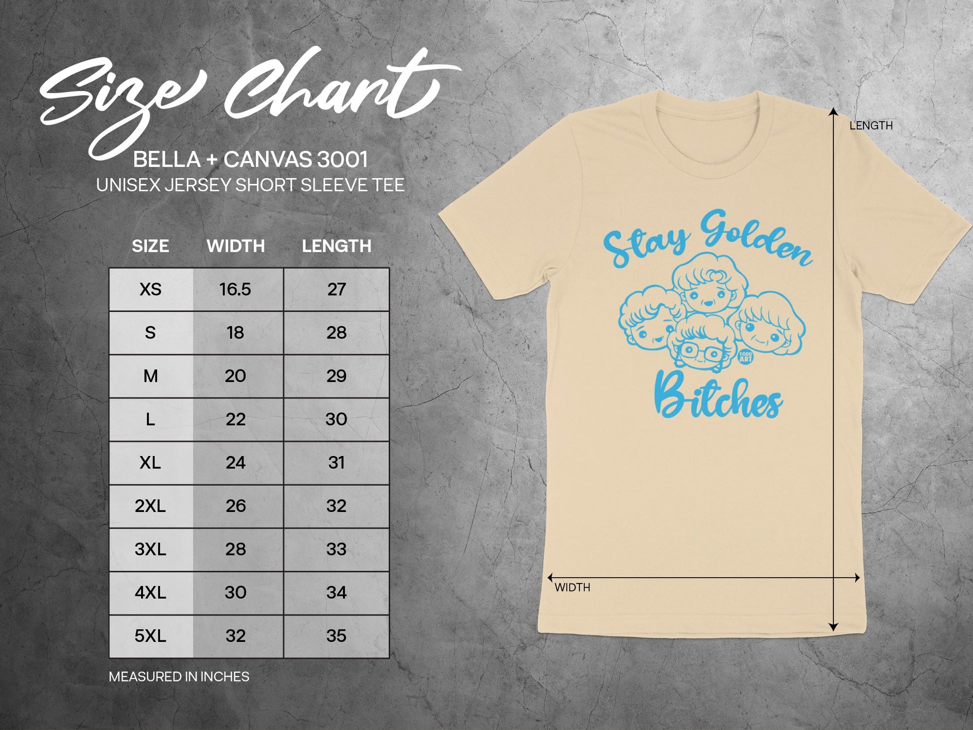 Stay Golden Bitches Unisex Jersey Short Sleeve Tee