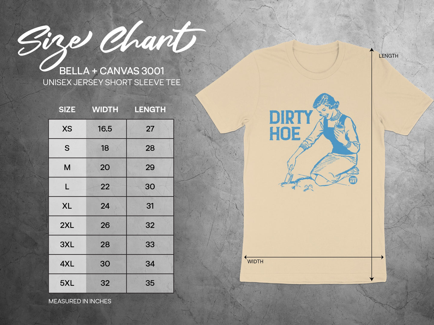 Funny Dirty Hoe Gardening Unisex Short Sleeve Tee