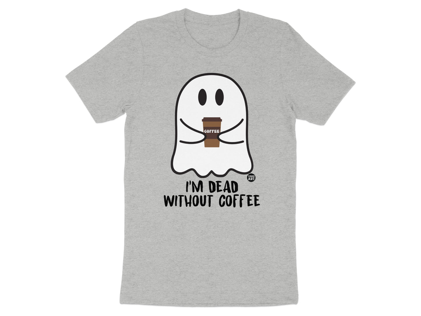 I'm Dead Without Coffee Ghost Graphic T-Shirt product