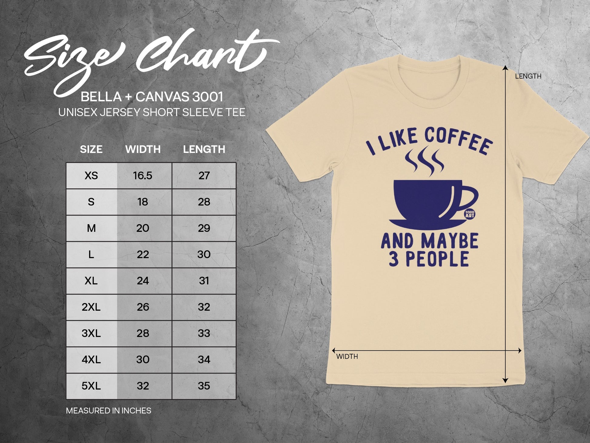 I Like Coffee And Maybe 3 People Unisex Jersey Shirt product