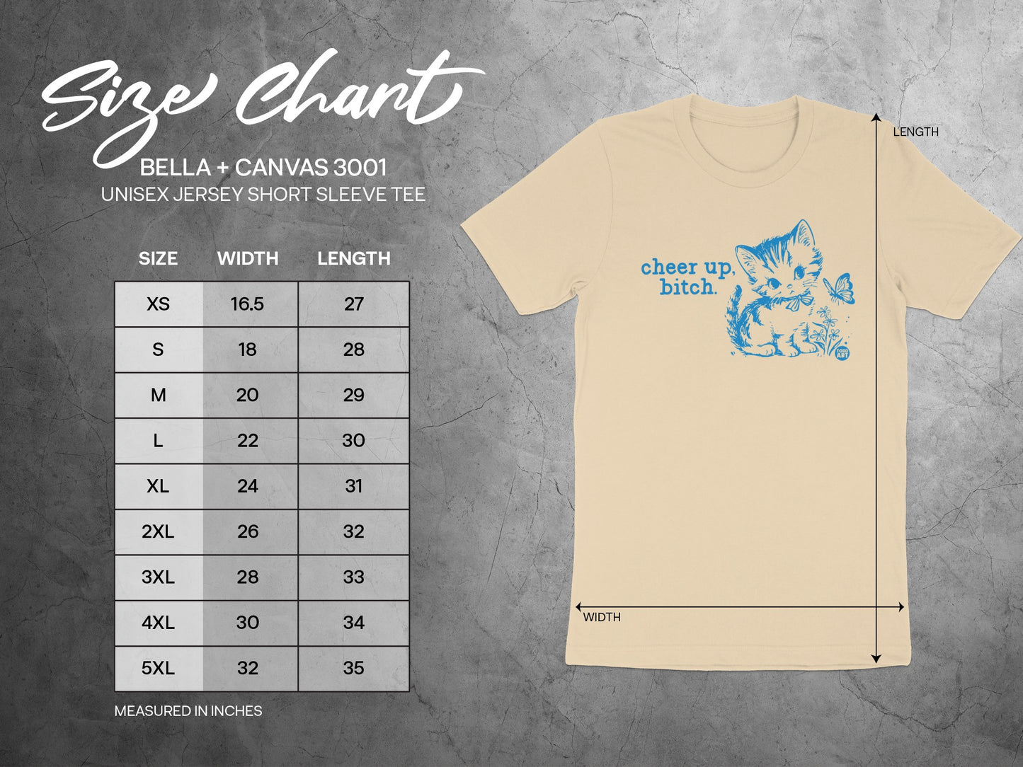 Cheer Up Bitch Cat Graphic Unisex T-Shirt product