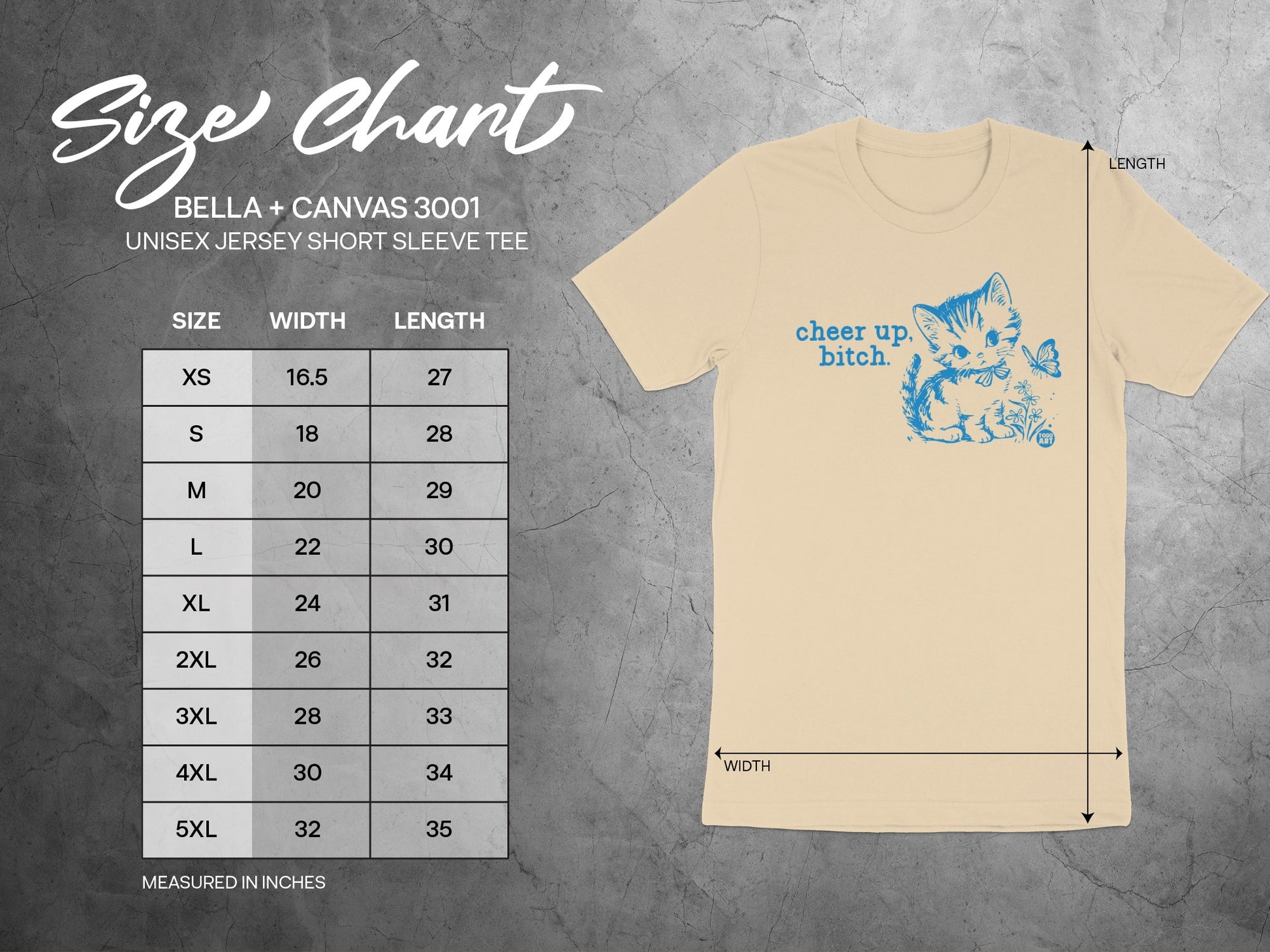 Cheer Up Bitch Cat Graphic Unisex T-Shirt product