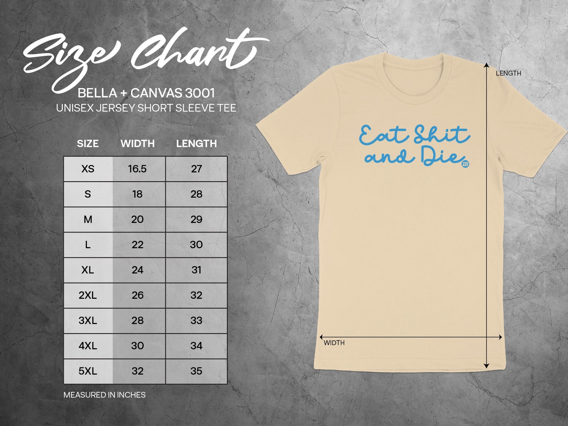 Eat Shit and Die Unisex Jersey Short Sleeve Tee product