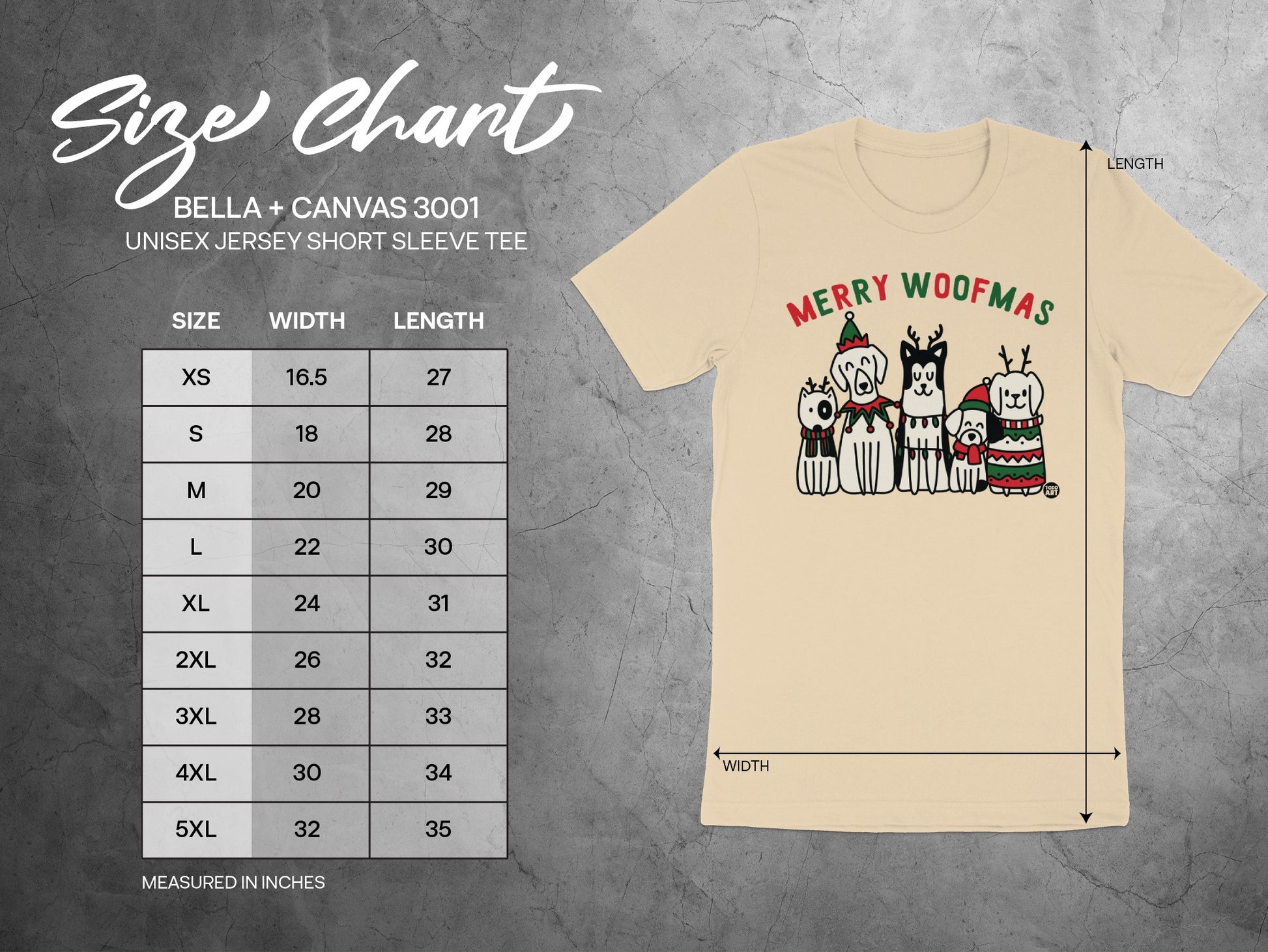 Merry Woofmas Unisex Jersey Short Sleeve Tee product