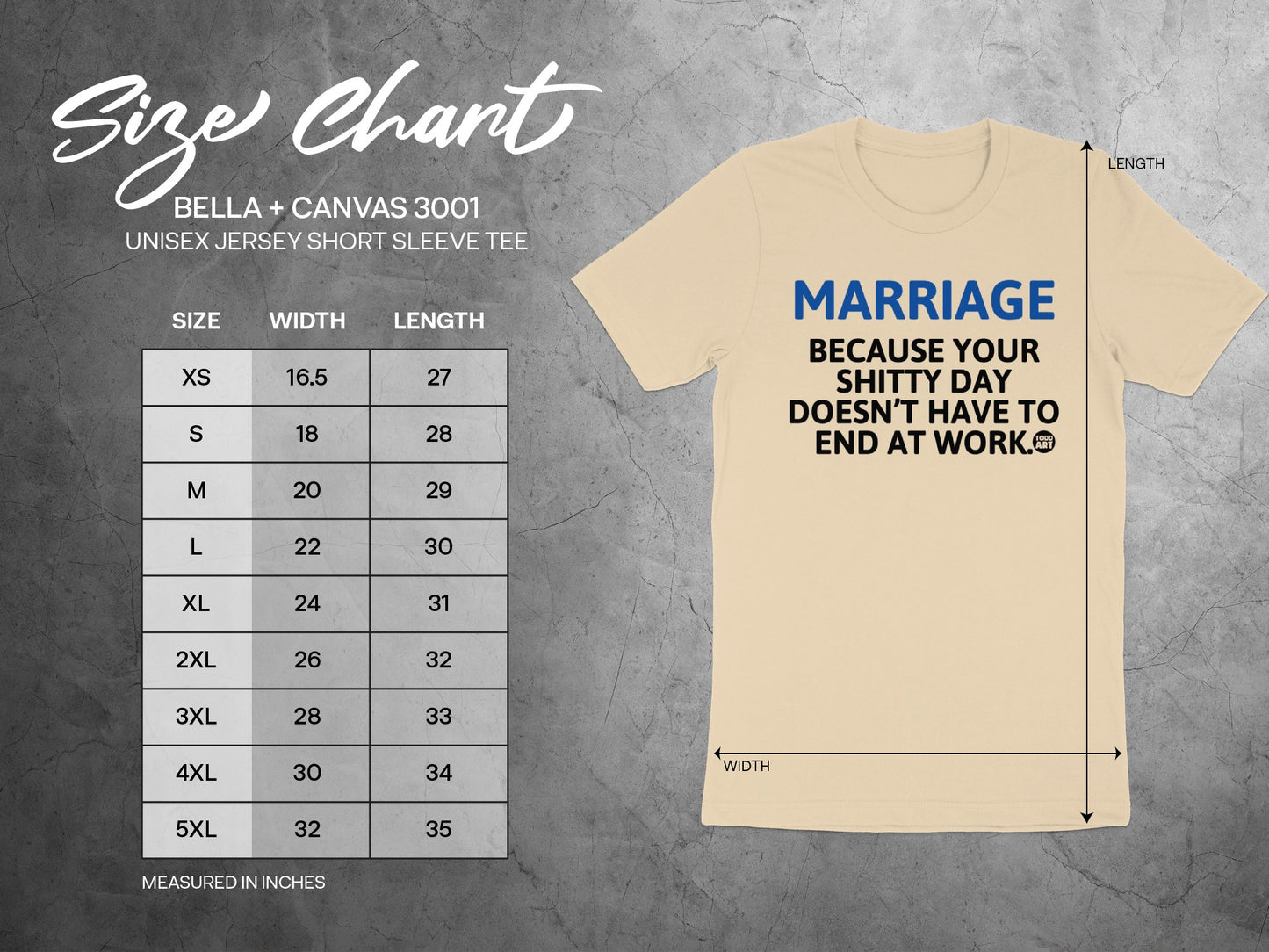 Marriage Because Your Shitty Day Doesn't Have To Tee product